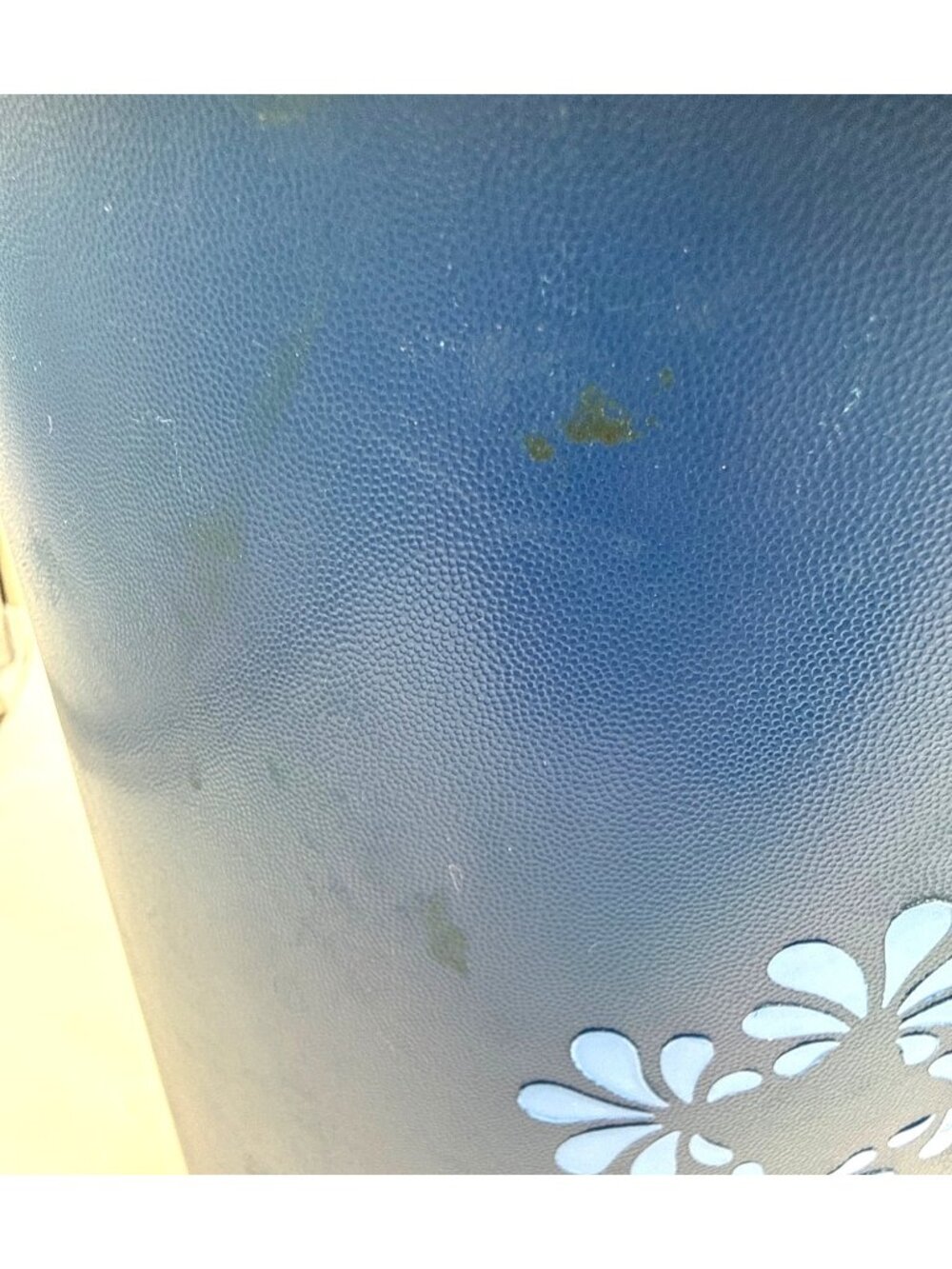 Vintage Tupperware Blue Canister Set With Seals & Floral Design - Picture 3 of 10